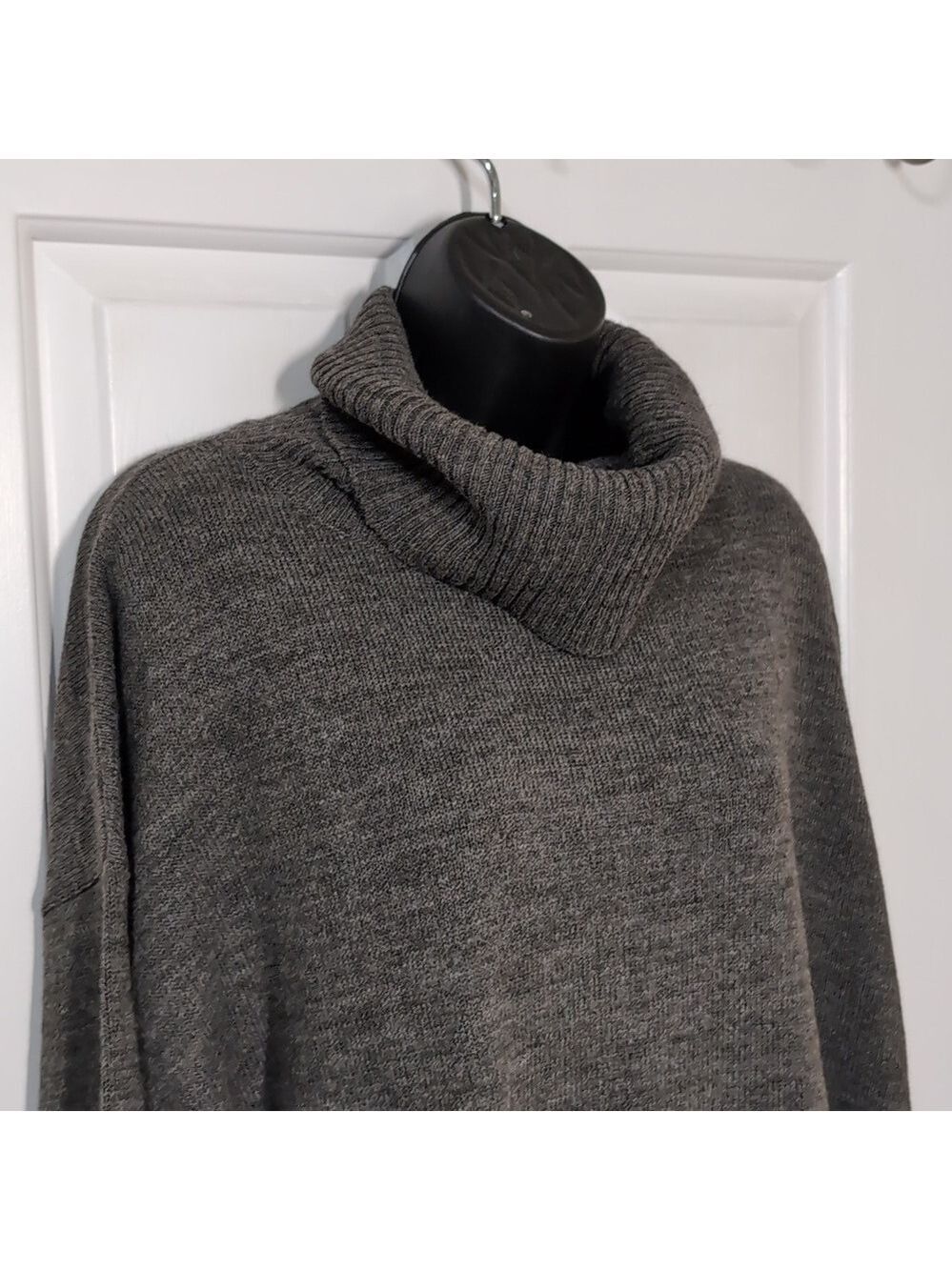 Bellina Gray Turtleneck Wool Alpaca Blend Size XL Sweater Women's  NEW